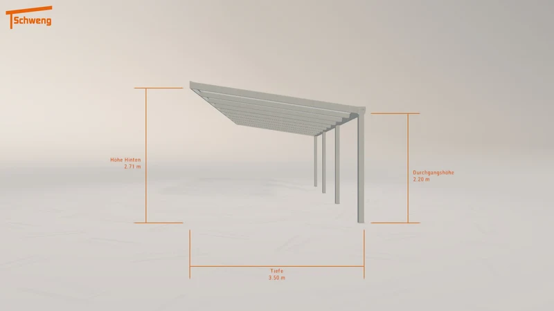 #DE Schweng Pultdachcarport S400 (ID 779rmg) #MTG