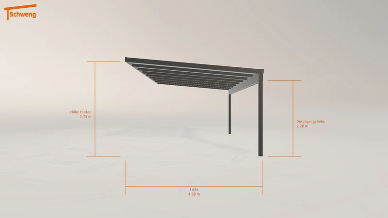 #DE Schweng Terrassenüberdachung S400 (ID ygkg2g)