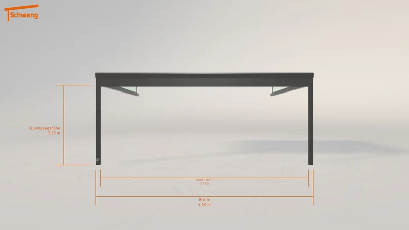 #DE Schweng Terrassenüberdachung S400 (ID 42g3kd)