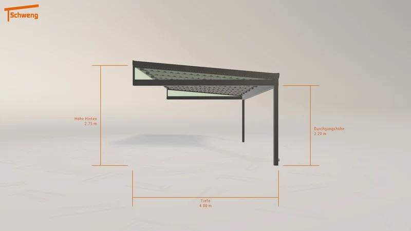 #DE Schweng Terrassenüberdachung S400 (ID 42g3kd)
