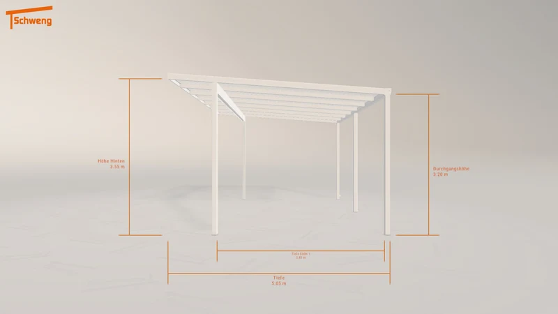 #DE Schweng Pultdachcarport S400 (ID n53qnr)