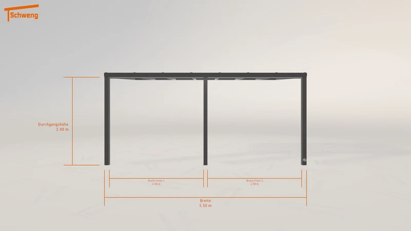 #DE Schweng Pultdachcarport S350 (ID dvwr87) #MTG