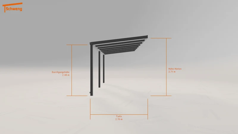#DE Schweng Pultdachcarport S350 (ID dvwr87) #MTG