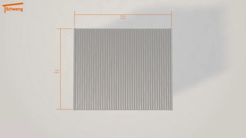 #DE Schweng Flachdachcarport C600 (ID 33kxb3) #MTG