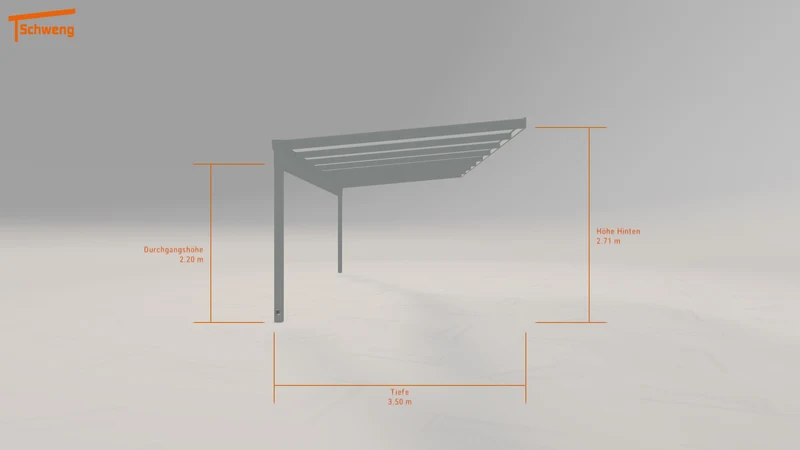 #DE Schweng Pultdachcarport S400 (ID w3pgyr)