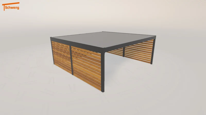 #DE Schweng Flachdachcarport C600+ (ID x7kv7n) #MTG