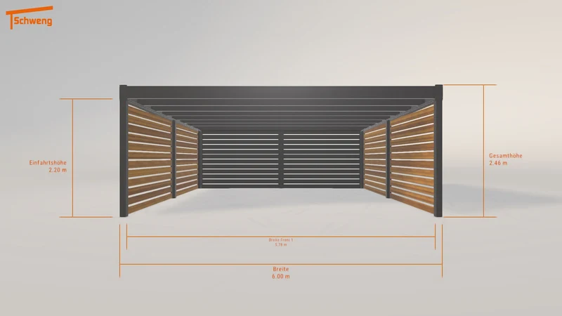 #DE Schweng Flachdachcarport C600+ (ID x7kv7n) #MTG