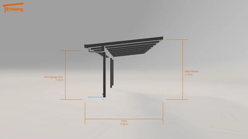 #DE Schweng Terrassenüberdachung S400 (ID 85r3b5)