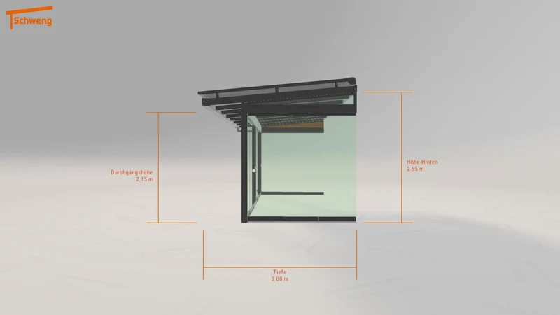 #CH Schweng Terrassenüberdachung S400 (ID pb3x3v)