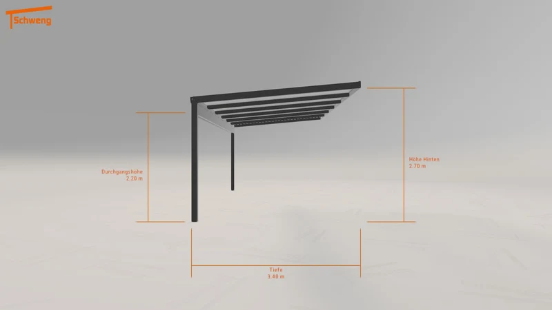 #DE Schweng Pultdachcarport S350 (ID 5mgqnk) #MTG