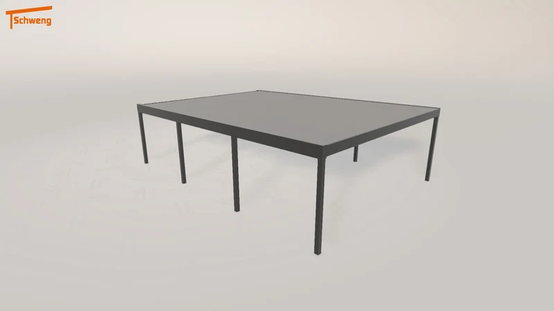 #DE Schweng Flachdachcarport C600 (ID 9wd7n4)
