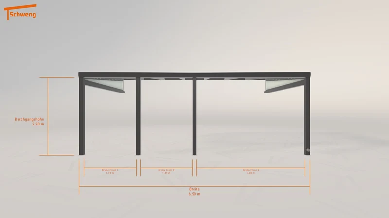 #DE Schweng Terrassenüberdachung S400 (ID x7kq58)