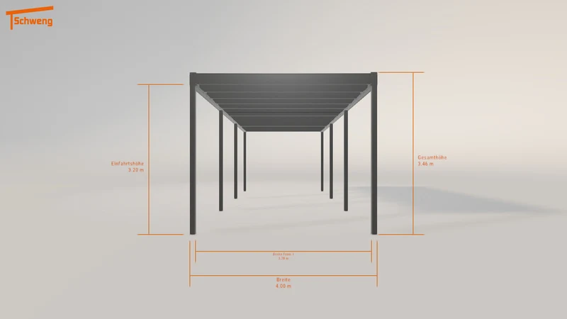 #DE Schweng Flachdachcarport C600 (ID bk75p3) #MTG