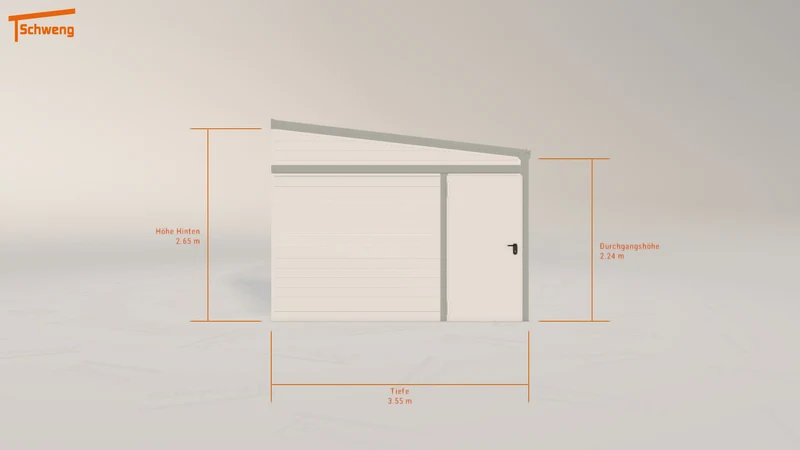 #DE Schweng Pultdachcarport S350 (ID zb4zxz)