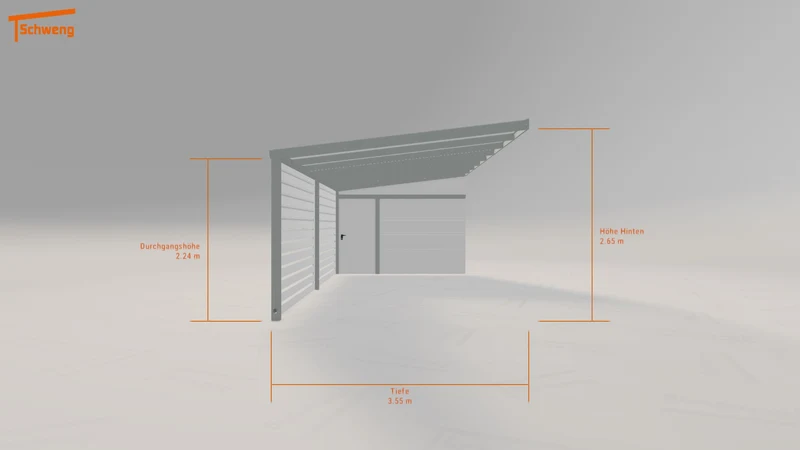 #DE Schweng Pultdachcarport S350 (ID zb4zxz)
