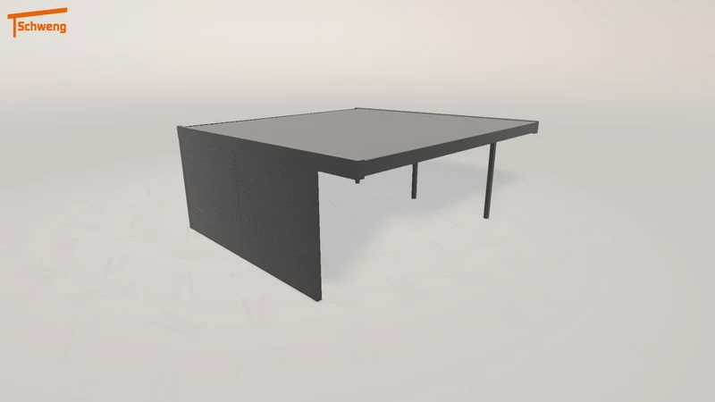 #DE Schweng Flachdachcarport C600+ (ID pb3v2y) #MTG