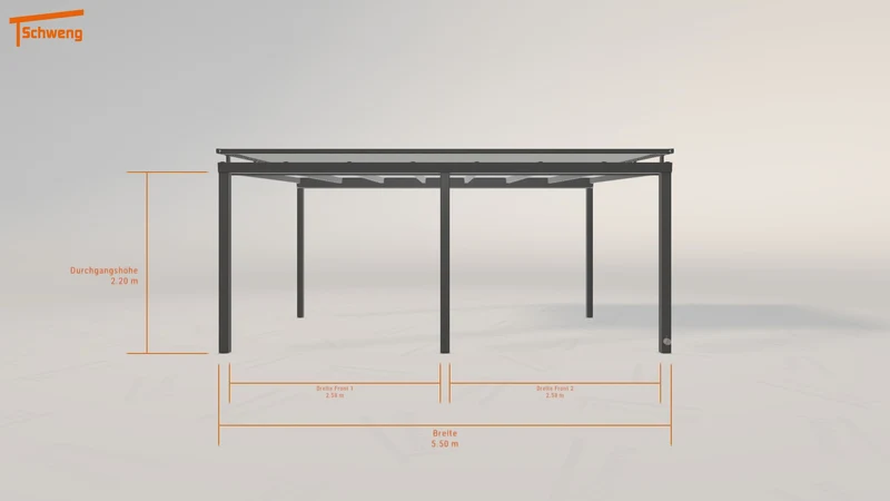 #DE Schweng Terrassenüberdachung S350 (ID g7z4n2)