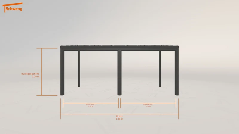 #DE Schweng Terrassenüberdachung S350 (ID ygkdp4)