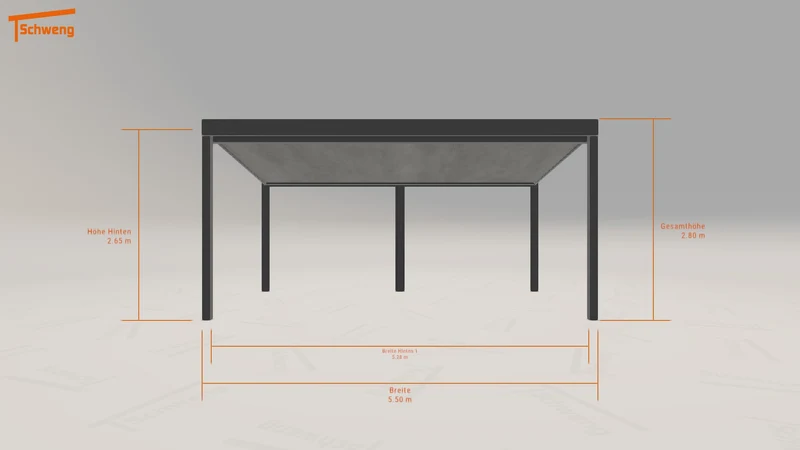#DE Schweng Terrassenüberdachung S350 (ID ygkdp4)