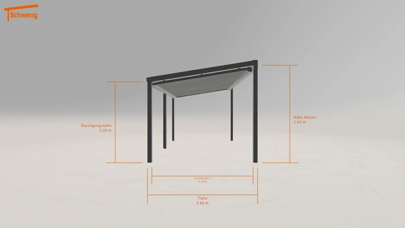 #DE Schweng Terrassenüberdachung S350 (ID ygkdp4)