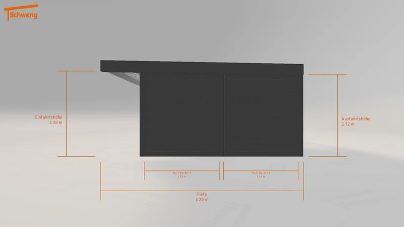 #DE Schweng Flachdachcarport C600+ (ID bk8bwm) #MTG