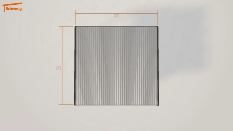 #DE Schweng Flachdachcarport C600+ (ID bk8bwm) #MTG