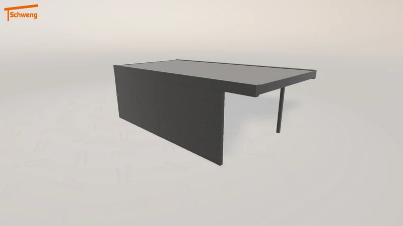 #DE Schweng Flachdachcarport C600 (ID k2gnkd) #MTG