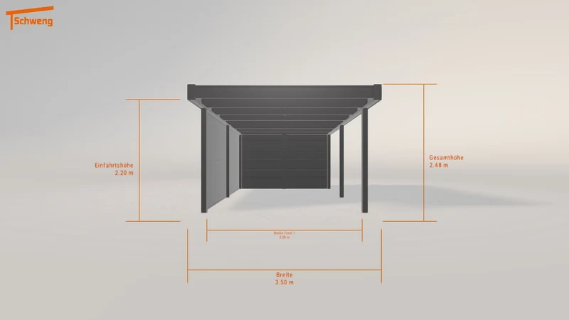 #DE Schweng Flachdachcarport C600 (ID k2gnkd) #MTG