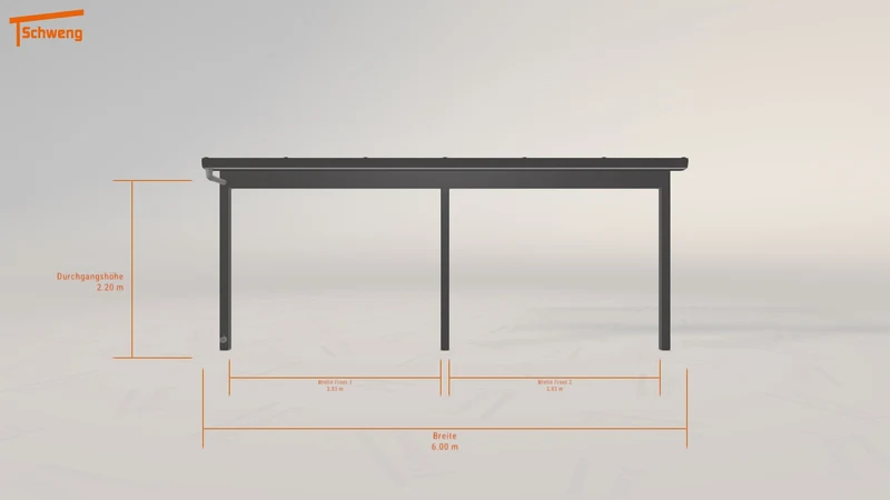 #DE Schweng Terrassenüberdachung S350 (ID 5mg2z3)