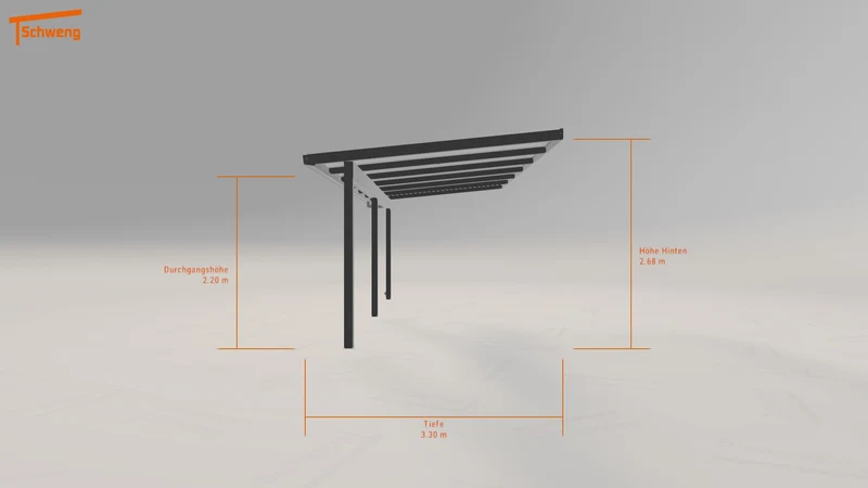 #DE Schweng Terrassenüberdachung S350 (ID 5mg2z3)