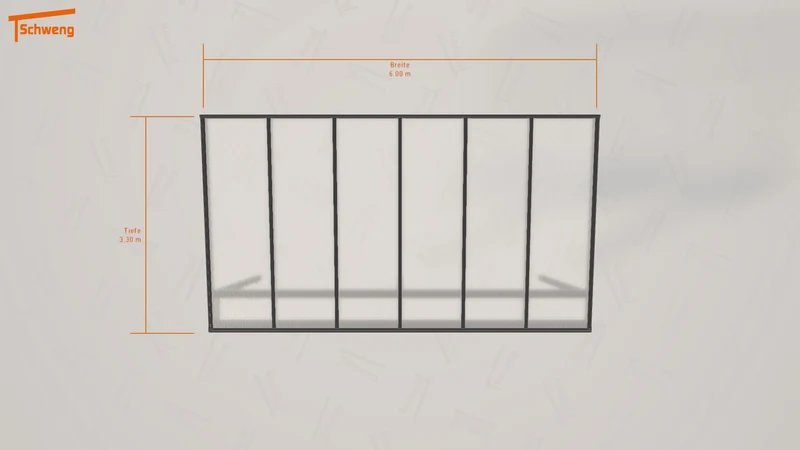 #DE Schweng Terrassenüberdachung S350 (ID 5mg2z3)