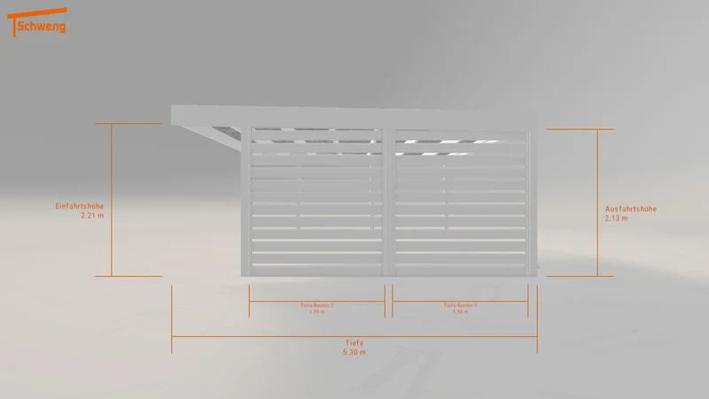 #DE Schweng Flachdachcarport C600 (ID zbkm5m) #MTG