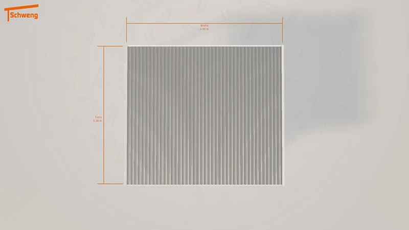 #DE Schweng Flachdachcarport C600 (ID zbkm5m) #MTG