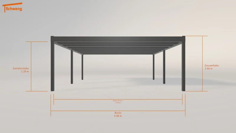 #DE Schweng Flachdachcarport C600+ (ID dvw7dn)
