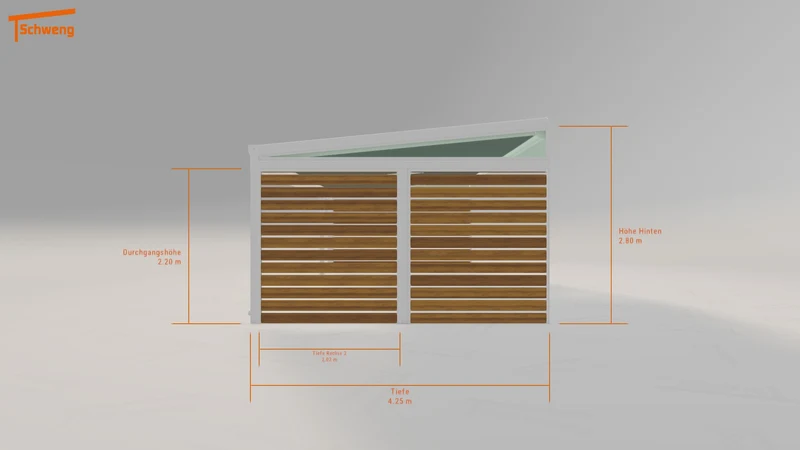 #DE Schweng Terrassenüberdachung S400 (ID bk82db)