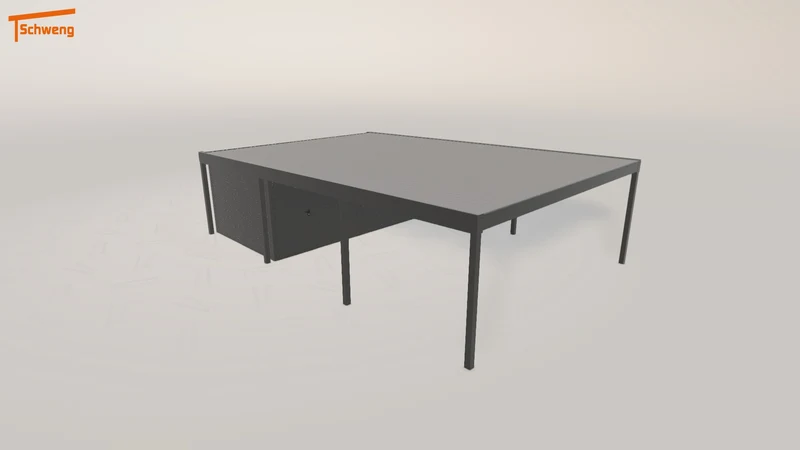 #DE Schweng Flachdachcarport C600+ (ID 2qkpg9) #MTG