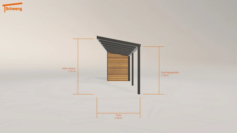#DE Schweng Terrassenüberdachung S350 (ID 42g2zm)