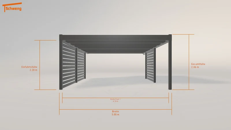 #DE Schweng Flachdachcarport C600 (ID g7b782) #MTG