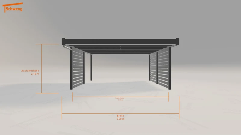 #DE Schweng Flachdachcarport C600 (ID g7b782) #MTG