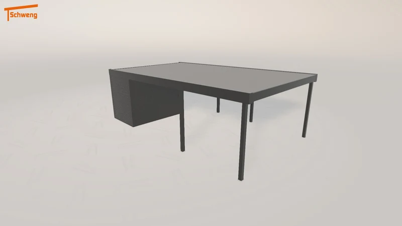 #DE Schweng Flachdachcarport C600 (ID 5mgmn3) #MTG