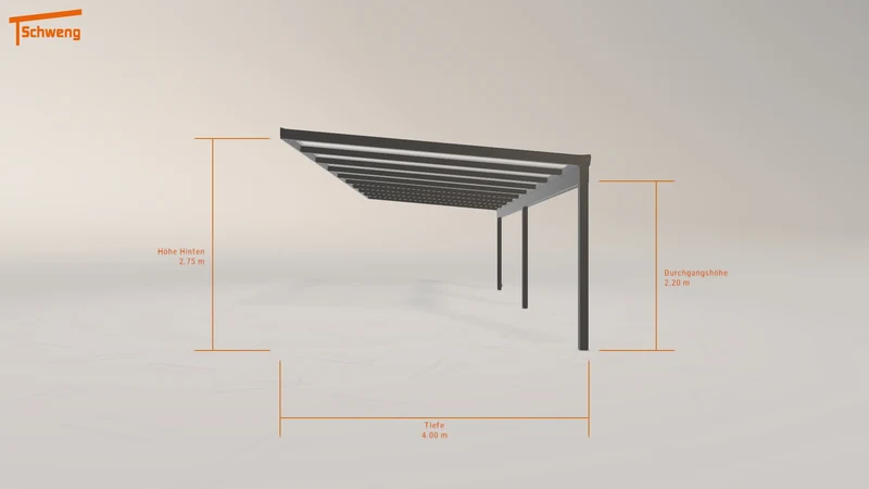 #DE Schweng Terrassenüberdachung S400 (ID mj3mpr)
