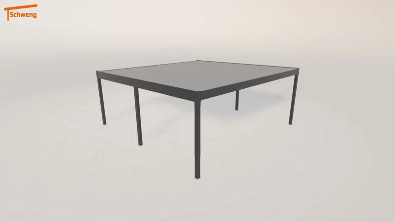 #DE Schweng Flachdachcarport C600+ (ID pbdzj7)
