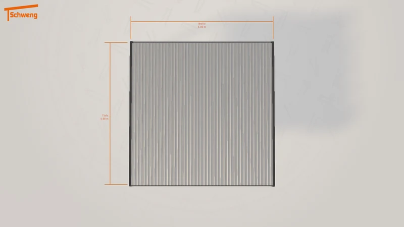 #DE Schweng Flachdachcarport C600+ (ID pbdzj7)