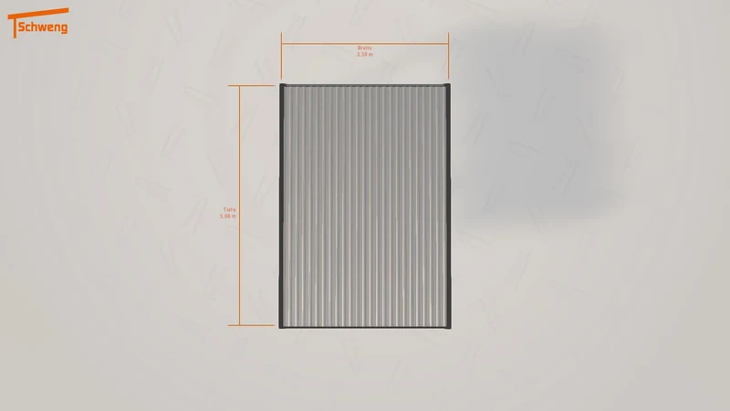 #DE Schweng Flachdachcarport C600 (ID pbdzj2)