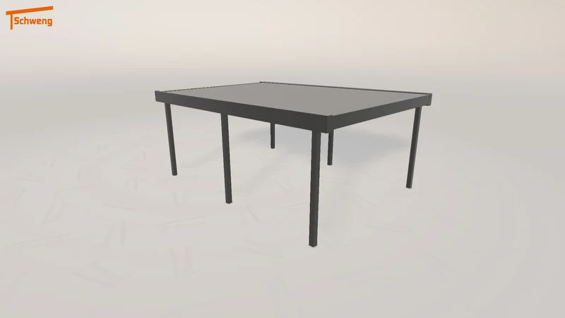 #DE Schweng Flachdachcarport C600 (ID 33g47n) #MTG