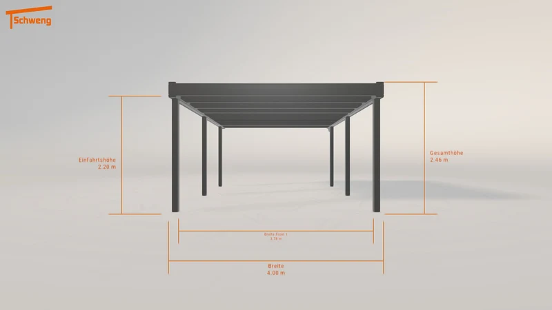 #DE Schweng Flachdachcarport C600 (ID 33g47n) #MTG