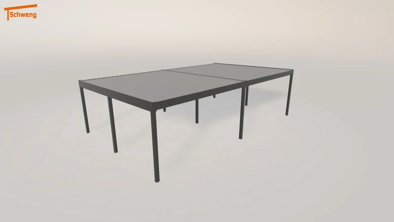 #DE Schweng Flachdachcarport C600+ (ID qd3gyp) #MTG