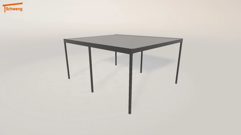 #DE Schweng Flachdachcarport C600 (ID 5mg59q)