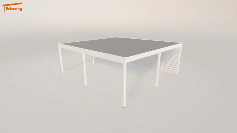 #DE Schweng Flachdachcarport C600 (ID qd3qwz) #MTG