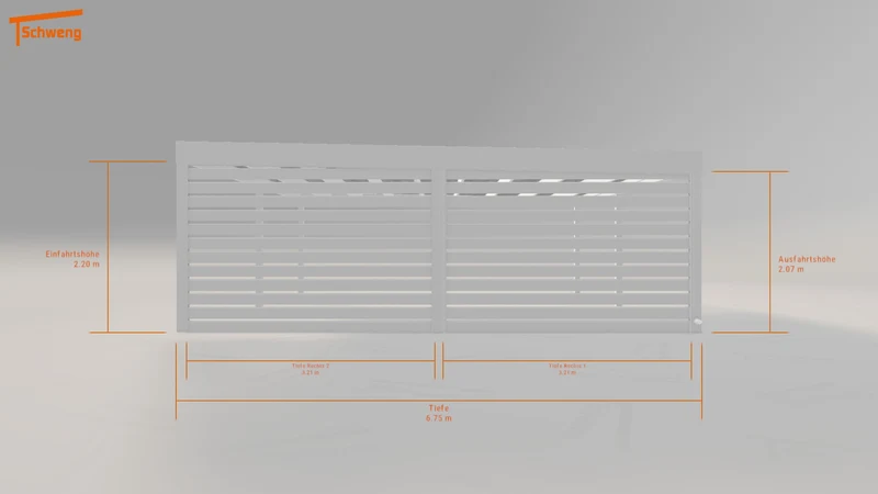 #DE Schweng Flachdachcarport C600 (ID qd3qwz) #MTG